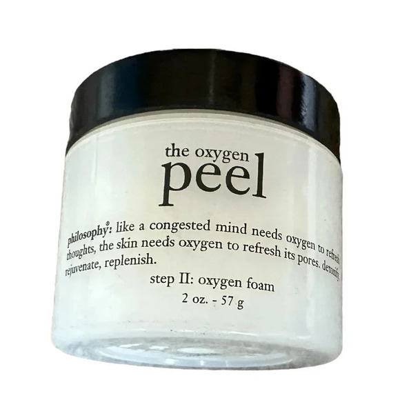 Philosophy Four Jars The Oxygen Peel Step 2 Foam Face Skincare New Sealed 2 Oz - Picture 2 of 6